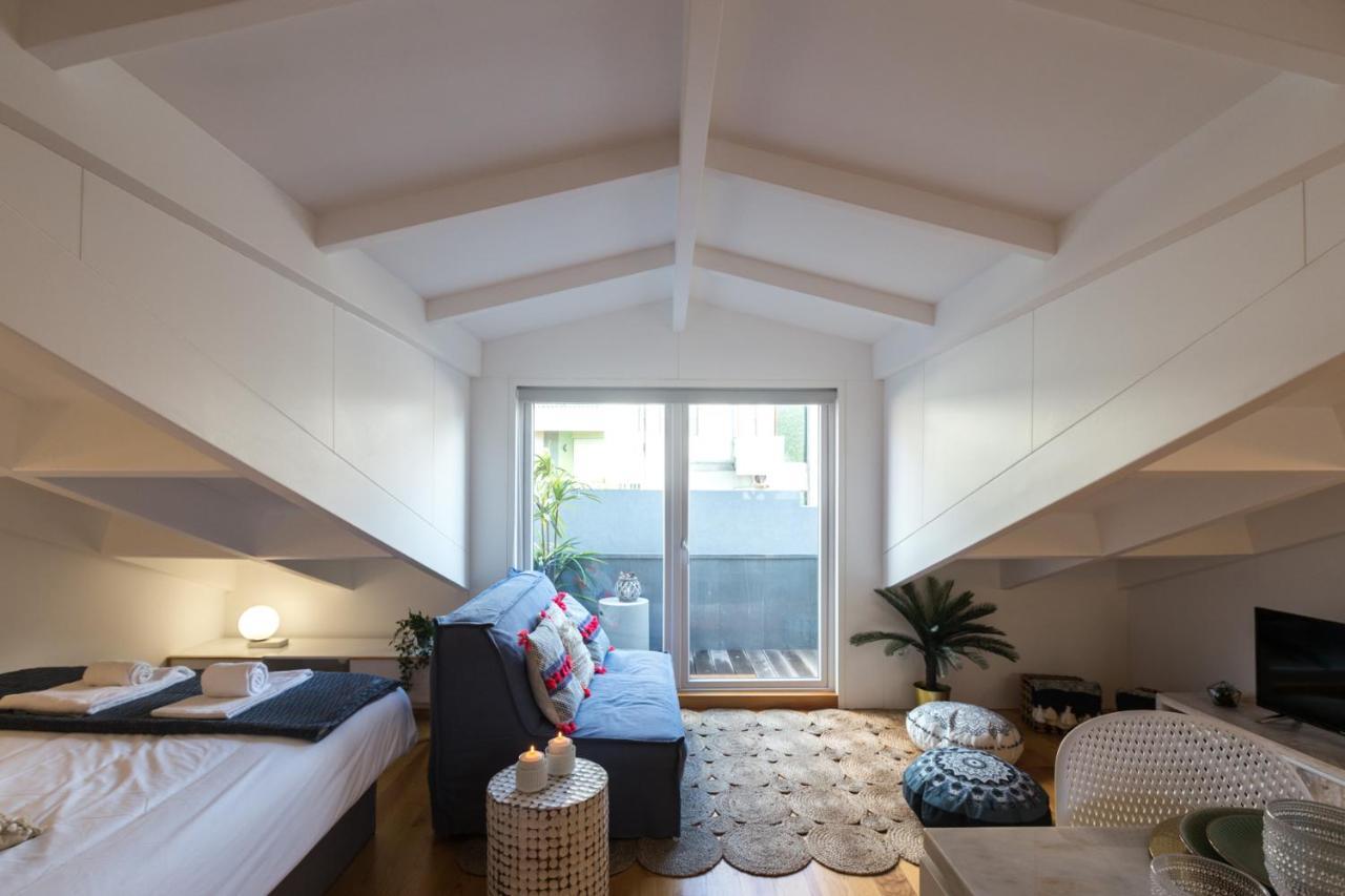 Ferienwohnung Beautiful Loft Downtown Porto Exterior foto