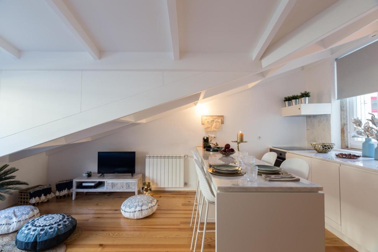 Ferienwohnung Beautiful Loft Downtown Porto Exterior foto