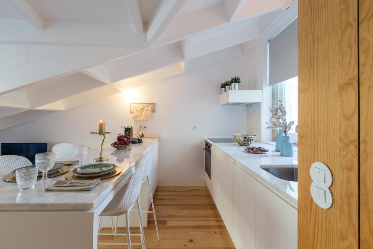 Ferienwohnung Beautiful Loft Downtown Porto Exterior foto