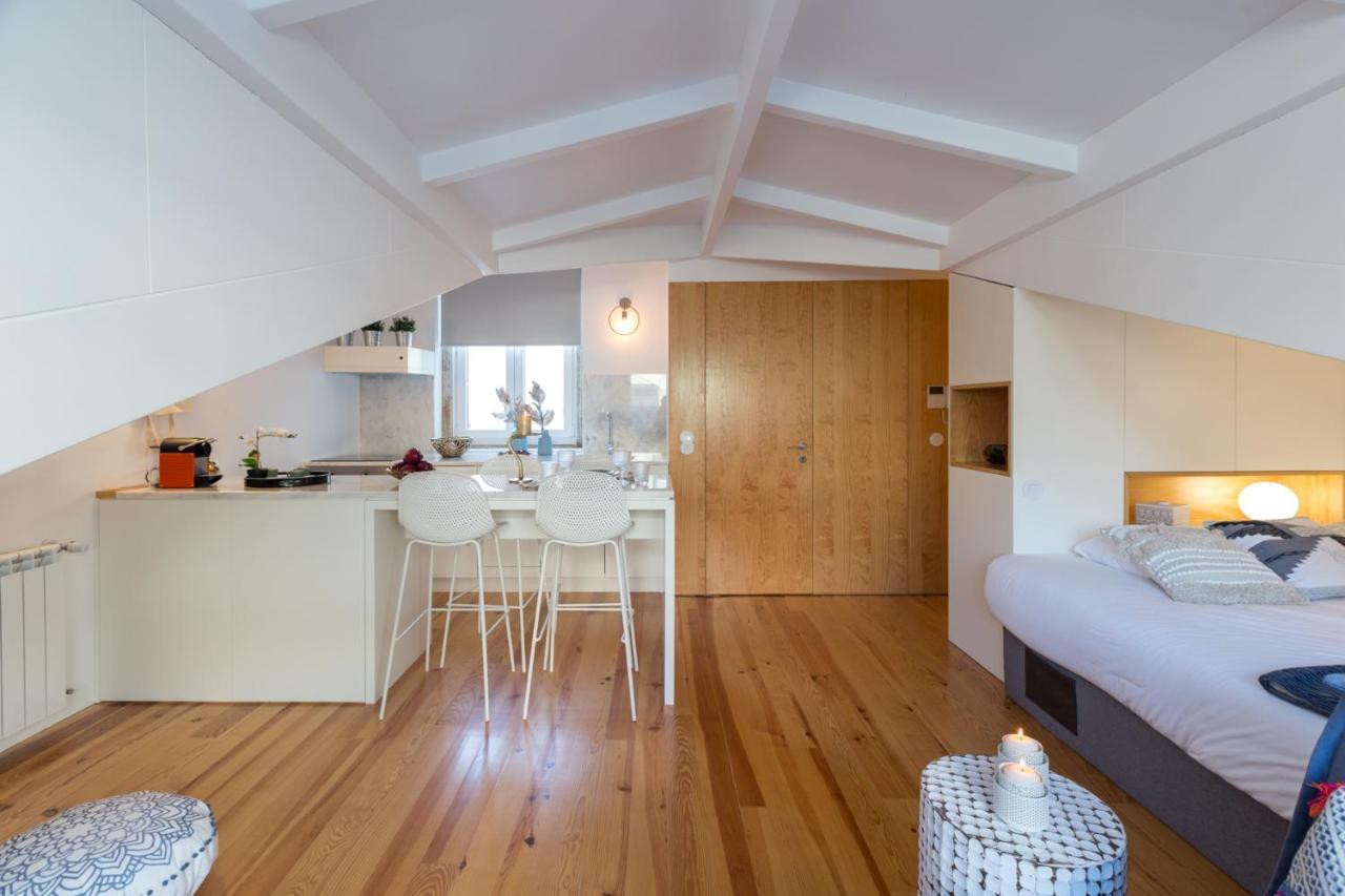 Ferienwohnung Beautiful Loft Downtown Porto Exterior foto